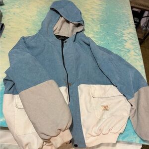 Amazon Blue and White Women's Jacket